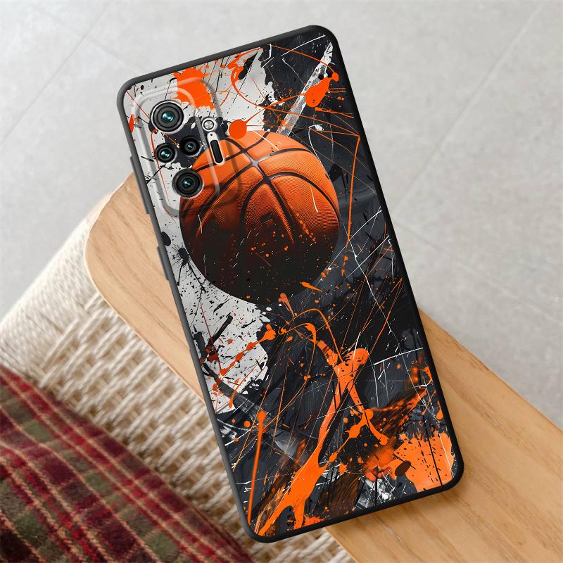 

Basketball Cartoon Characters Phone Case for Xiaomi Redmi K40 Pro 12C A2+ 9C A3 A5 9 14C 9A A3X A1+ 10A 10C K80 A4 13C 9T Black Redmi A1