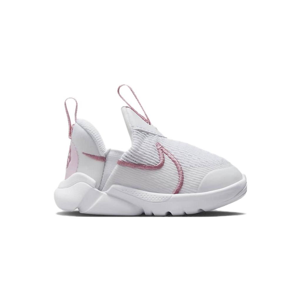 New Nike Flex Plus 2 TD Slip-Resistant Anti-Kick Low-Top Baby & Toddler Shoes White Pink Infant And Toddler DV8998-100