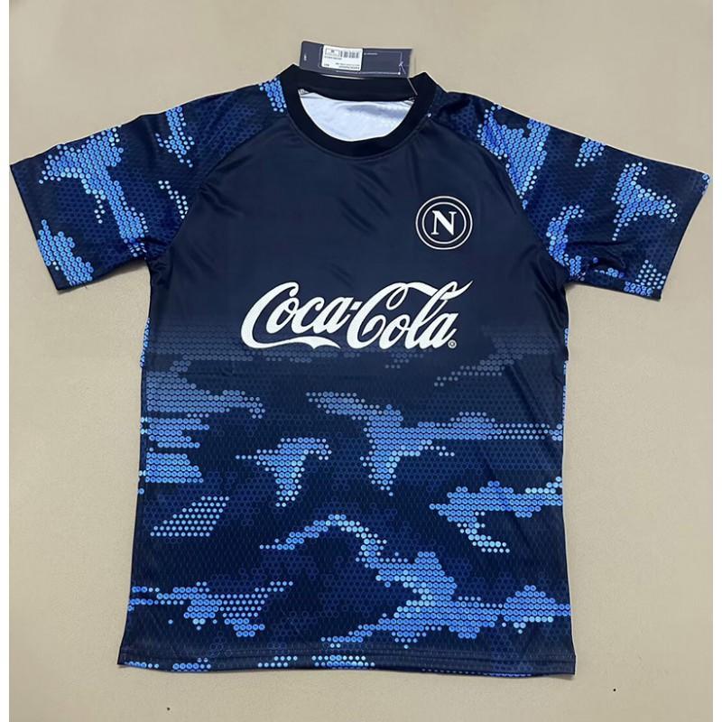 Maglia da Calcio Napoli 2023-24 Casa Trasferta Portiere Edizione Campione Commemorativa Cotone