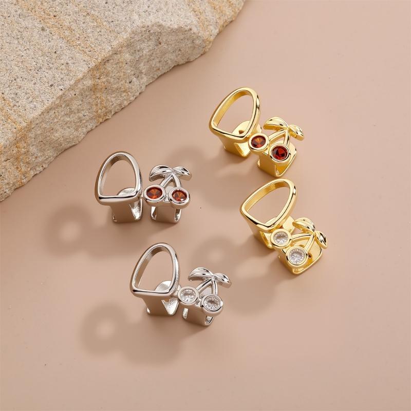 Multipurpose Copper Plated Openwork Flower Designs Grillzs Fashion Accessory for Trendy Generation Stylish Outfits