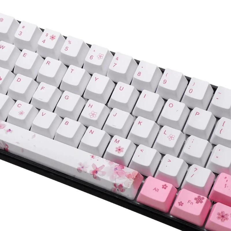 Keycaps PBT Standard Five-Sided Sublimation Cess Keycap for RK61 Series, Gans Alt61 Series, IKBC Poker