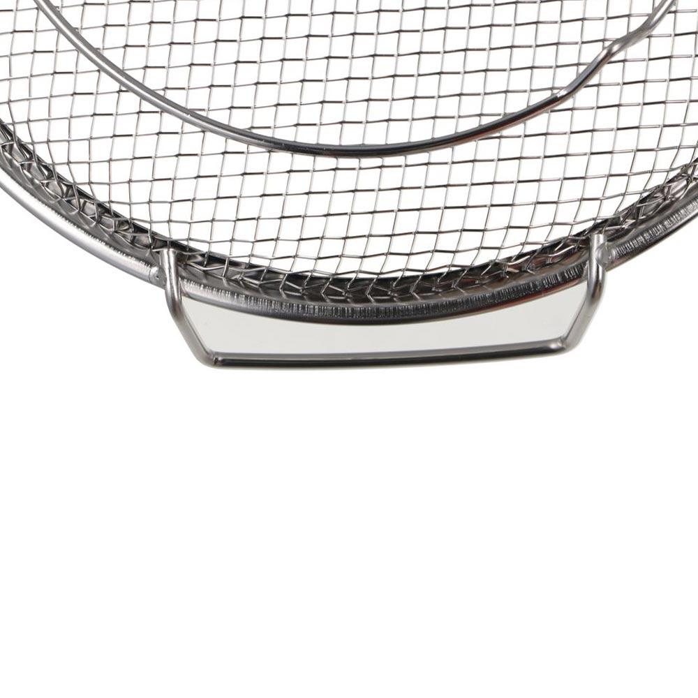 Large Mesh Design Stainless Steel Frying Filter Round Net Frying Basket Mesh Plate  Fried Chicken