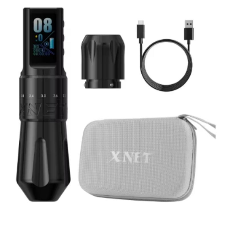 

Беспроводная тату-машинка Pen 2.0-4.2mm Регулируемый ход без сердечника Мотор для точечного макияжа Микропластика Ручка для татуировки чёрный