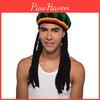 Gorro de Rastas Tejido Unisex Estilo Reggae Hip Hop Peluca Punk