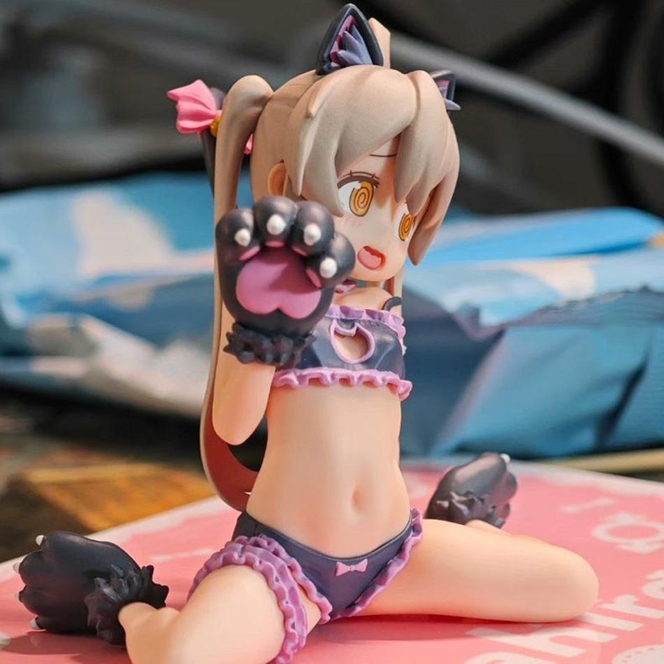 2Pcs 8-19Cm Desktop Cute Onimai: Now I'M Your Sister Anime Figure Oyama Mahiro Figure Model Statue Pvc Cute Doll Collection Gift