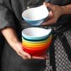 Jijun Melamine Two-Tone Dipping Sauce Bowls with Handle