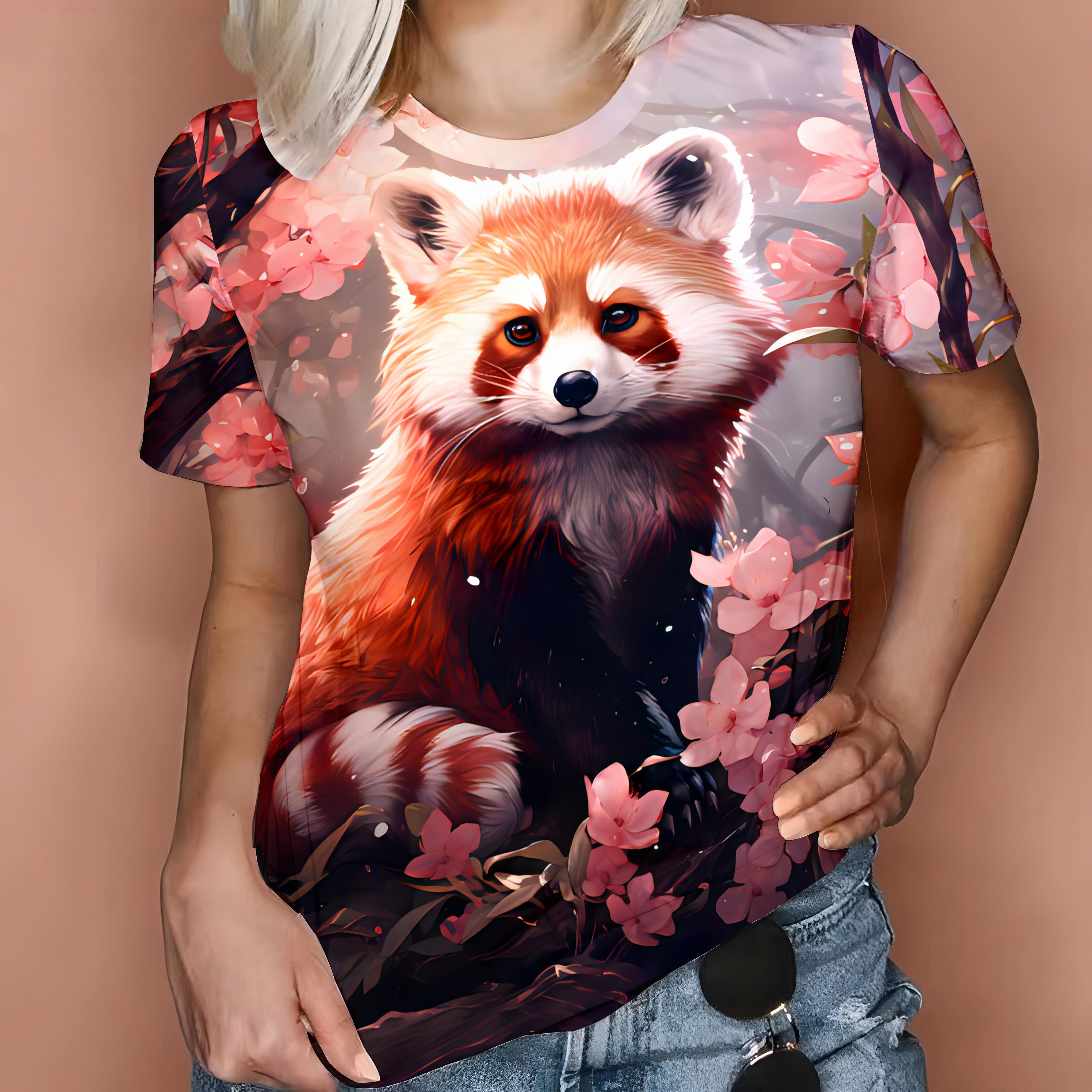 

Fashion Summer Women s T-shirt Cat Printed Short Sleeve Female Tees Ladies T Shirt O-neck Tops Animal Women Casual Clothing XS