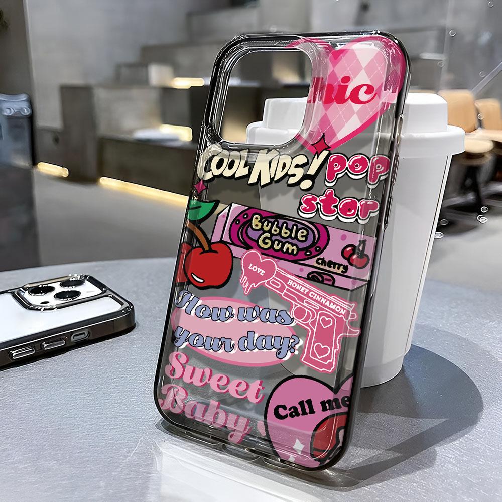 Phone Case For Iphone 17 Air 16 15 14 Plus 13 12 11 Pro Max Color Label Ultra Thin Soft Phone Case Cover Funda