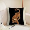 Fashion Animal Style Tiger Cushion Cover Pillow Case Plush Fabric Soft Double Sided Print Sofa Cushion Cover Throw Pillow Covers