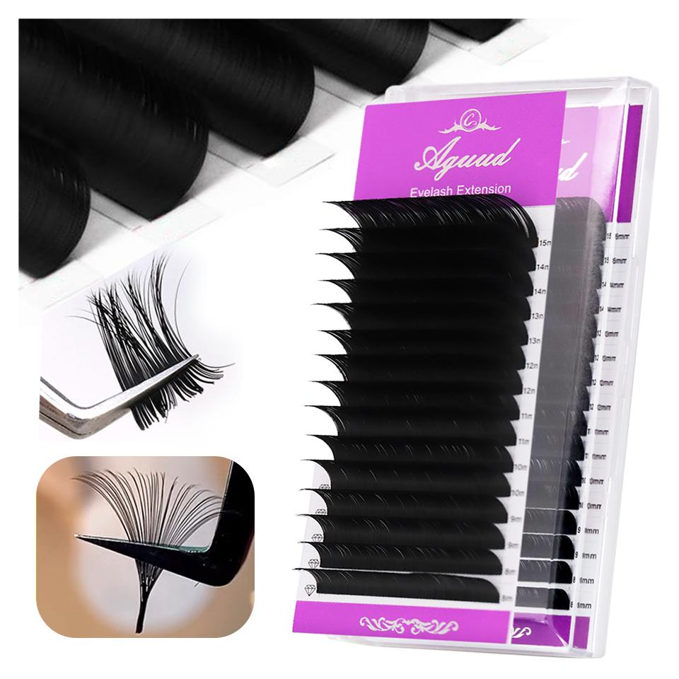 NEW Eyelash Extension Individual Premium 0.03 05 07mm Faux Mink Natural Soft Super Matte Black Volume/Classic Lash Extensions