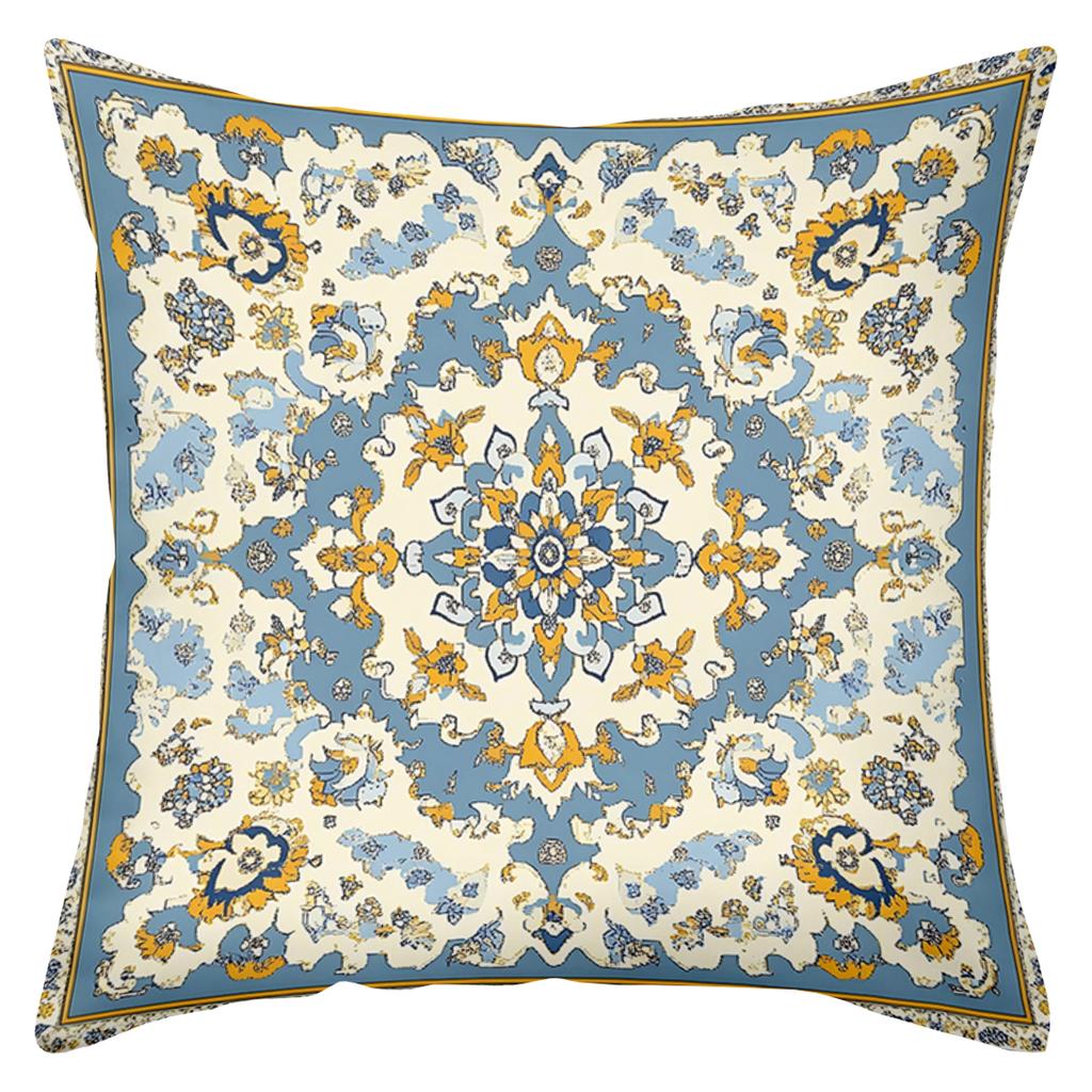 Floral Patterned Throw Pillows for Home Decor Polyester pillowcase, sofa decorative cushion cov Headboard Pillow