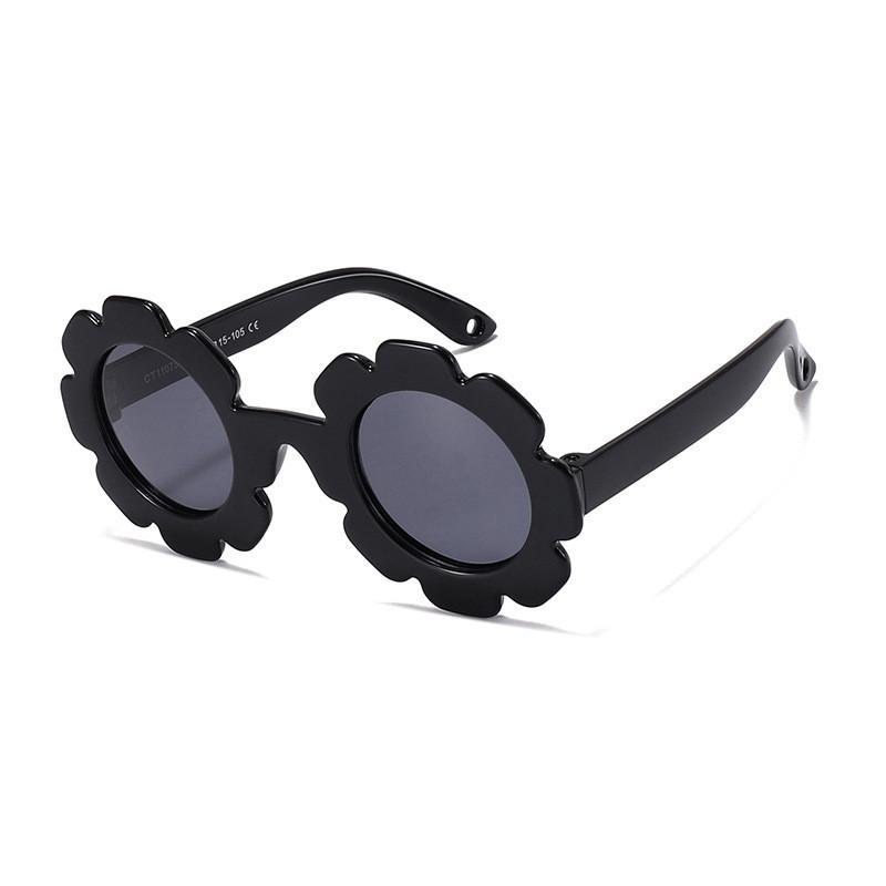 

Fashionable 2024 Kids Sunglasses Full Frame Uv380 Polarized Tac Lenses Silicone Frame
