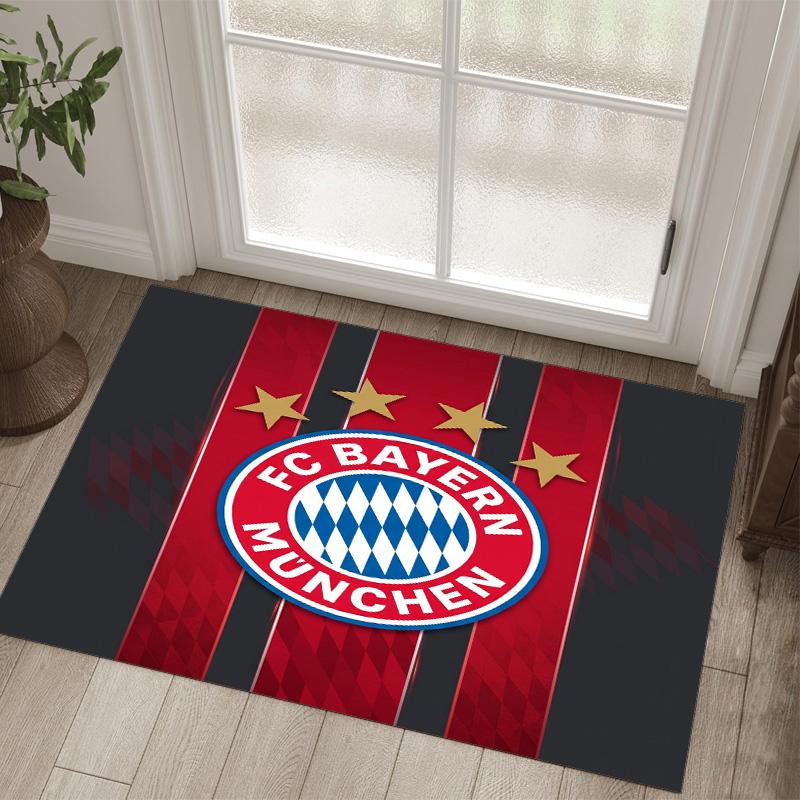 Tappeto in velluto di cristallo con design Bayern Monaco Accogliente Non?Tappeto Stampato Antiscivolo per Camera da Letto Soggiorno Ingresso
