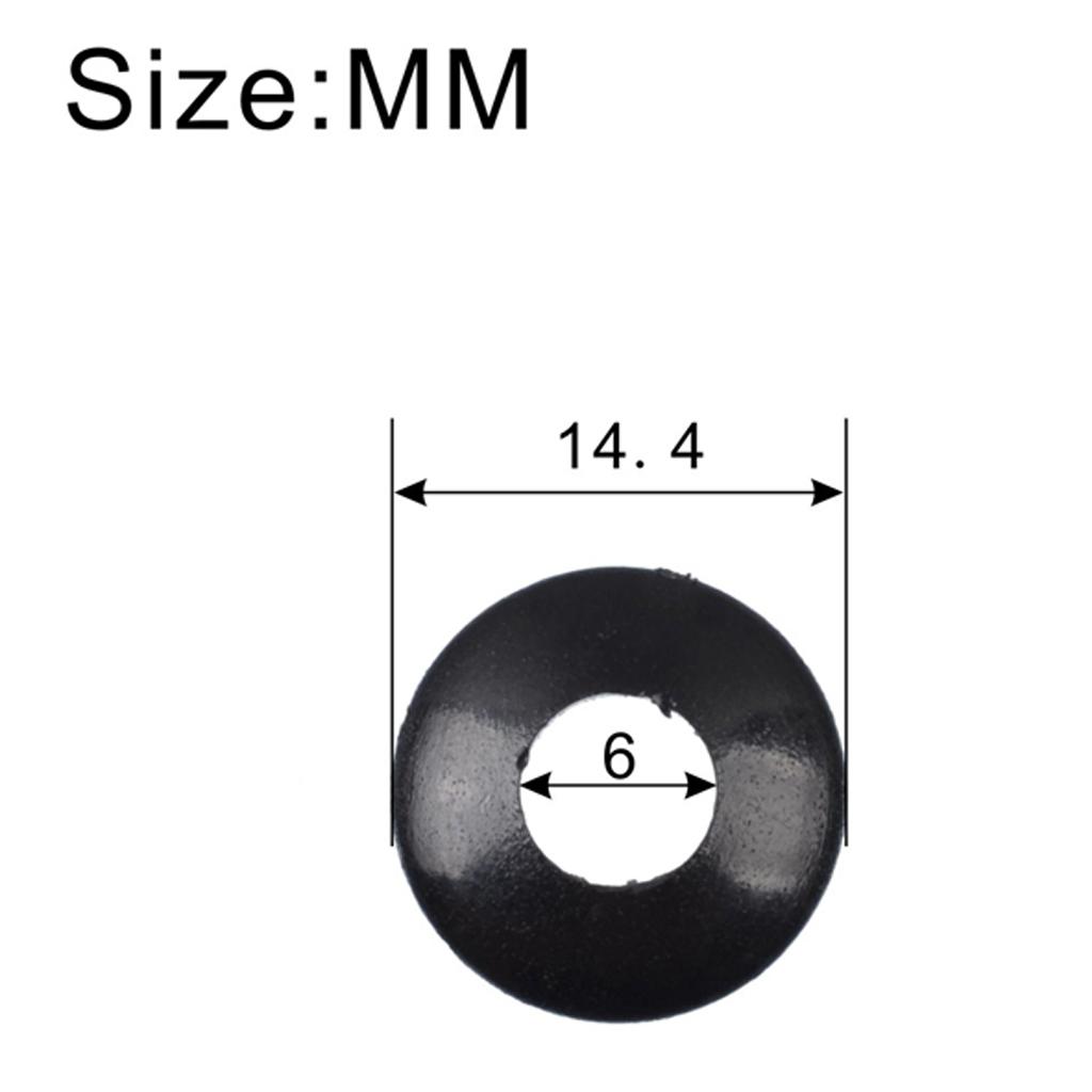 10 Pieces Replacement Plastic Washers&Screws for Guitar Instruments Tuning Peg Machine Head Buttons