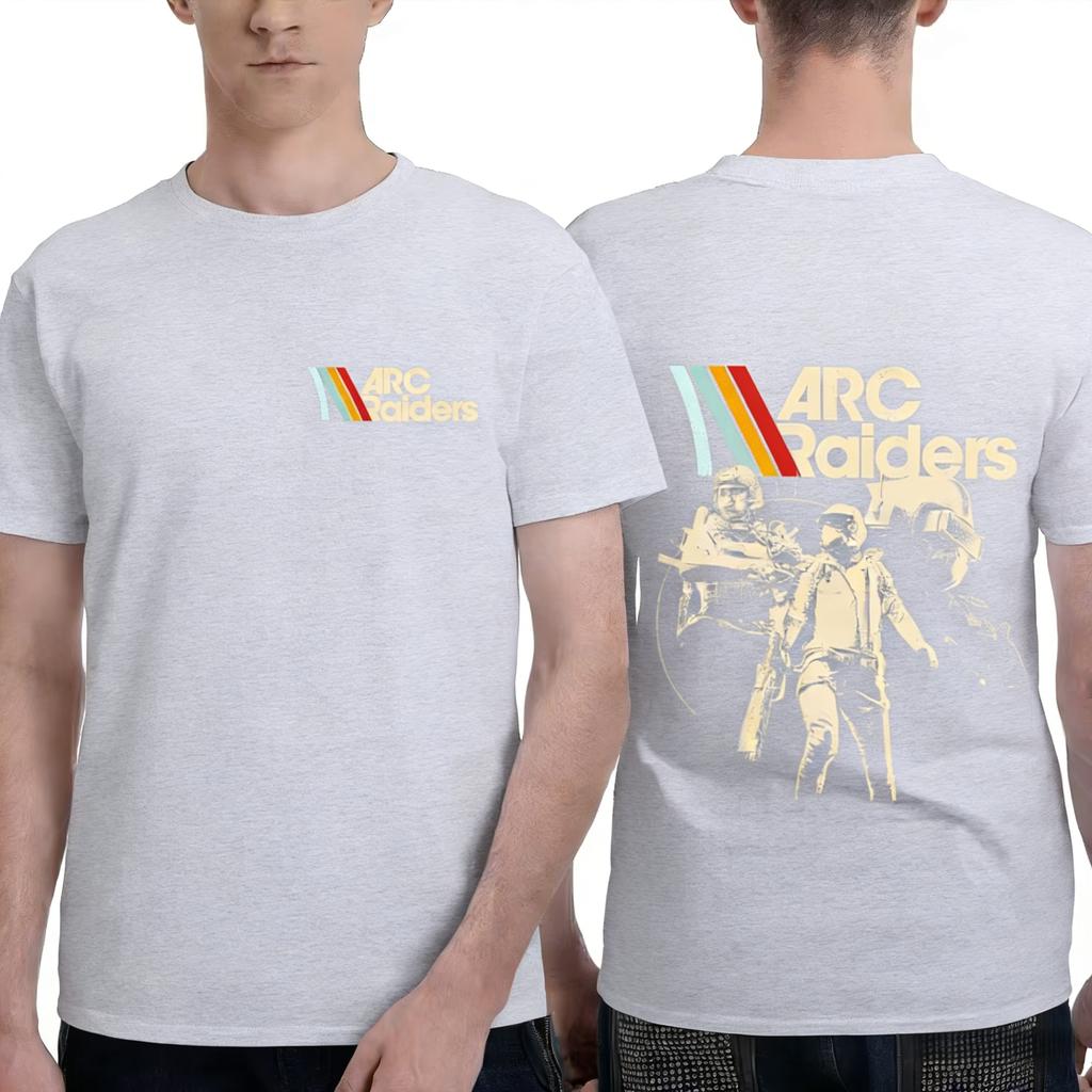 ARC Raiders Gestreifte T-Shirts ARC Heißes Spiel Survival Evolved Sweatshirt Geschenke für Gamer Kleidung Unisex Vintage Spieleliebhaber Oberteile