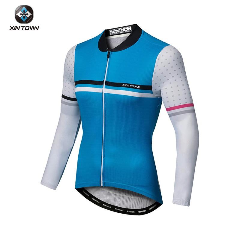 Womens Cycling Long Set Breathable Jersey Bib Shorts Lightweight Performance Ride Wear