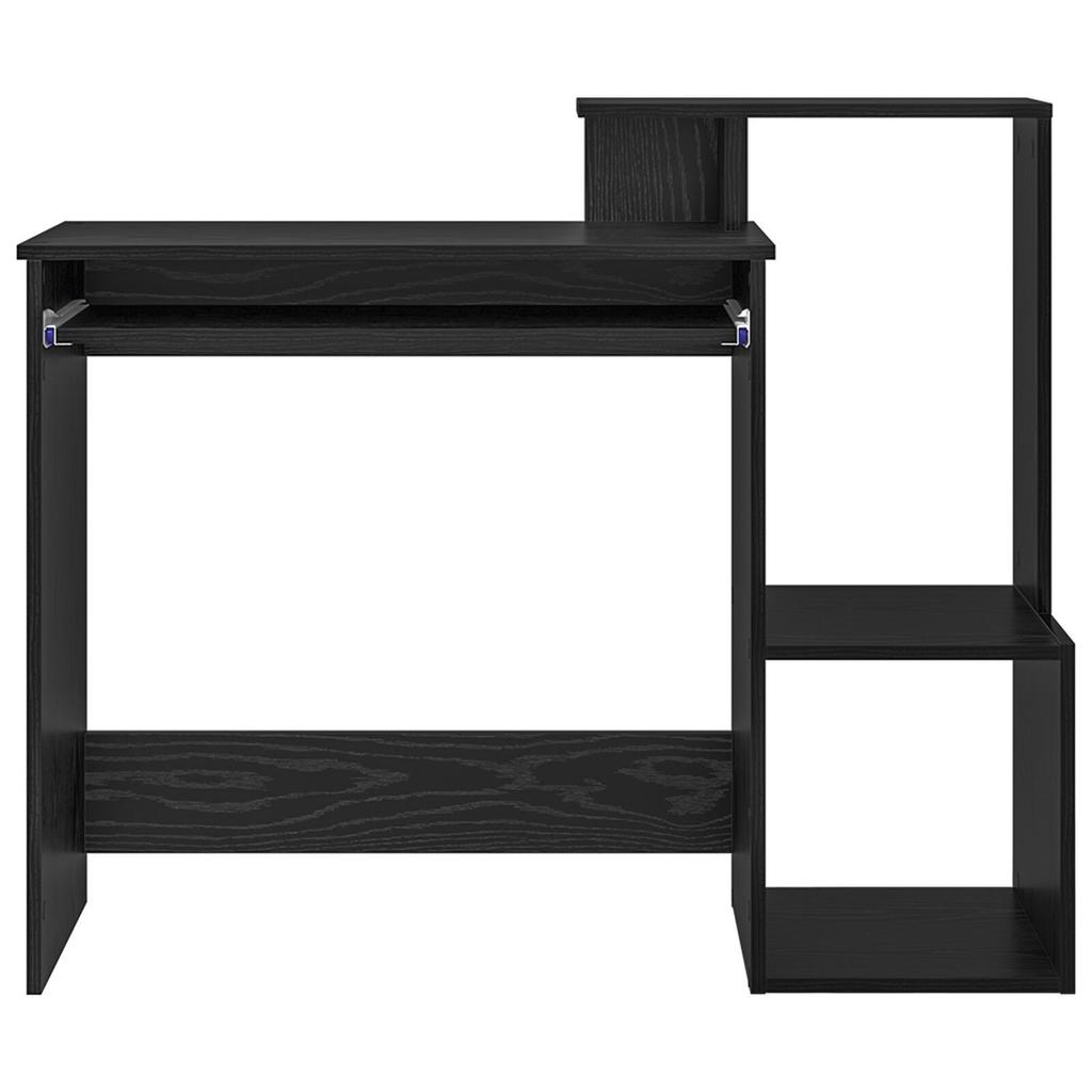 Computer desk with storage shelves, multifunctional bedroom vanity, computer desk for living room and study, 106 x 41 x 88.5 cm