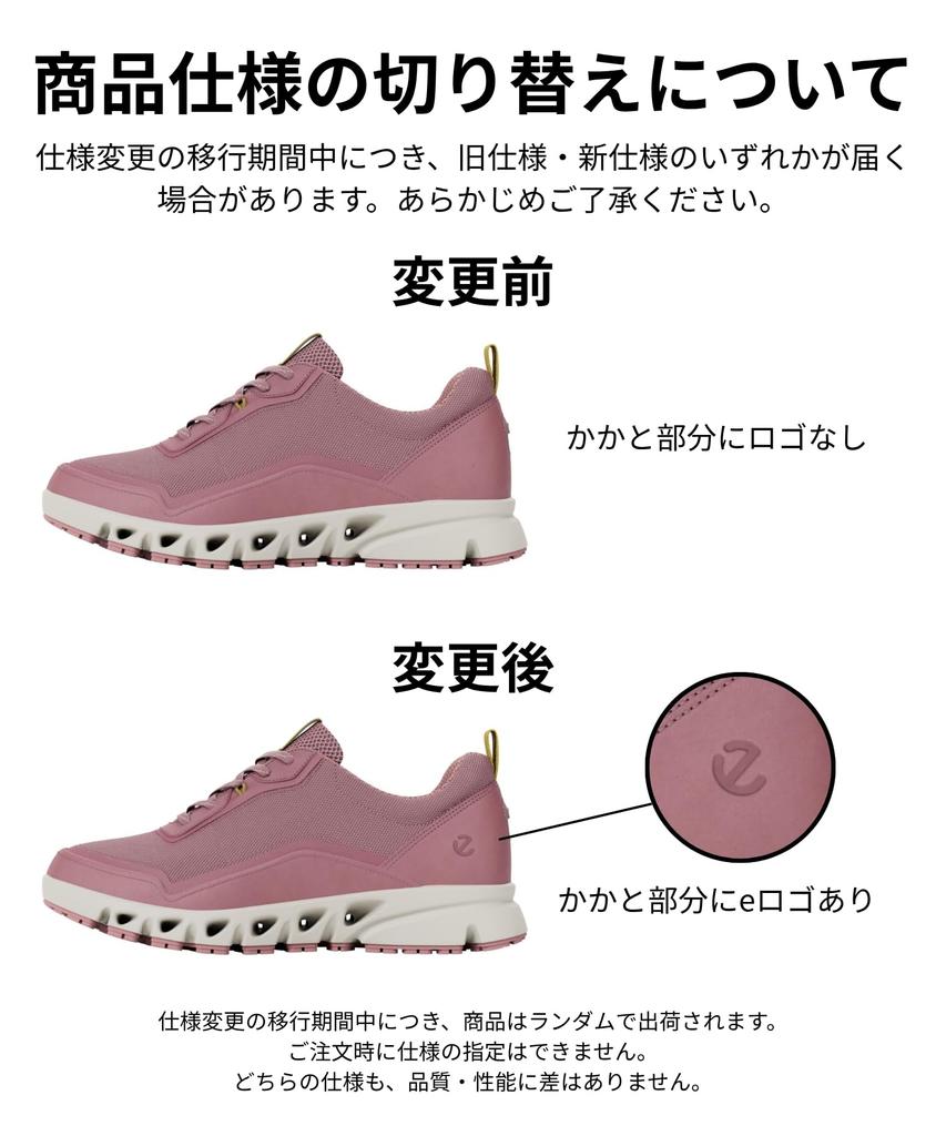 ECCO MULTI-VENT W Women's Genuine Leather Sneakers with GORE-TEX Waterproofing, 88028361097, White/White/Lavender Mist, Size 23.0 Cm, 3E