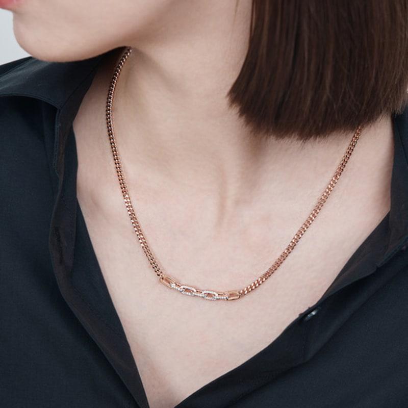 ELLE Jewelry Ella Big Link Chain Necklace ELBRNN207