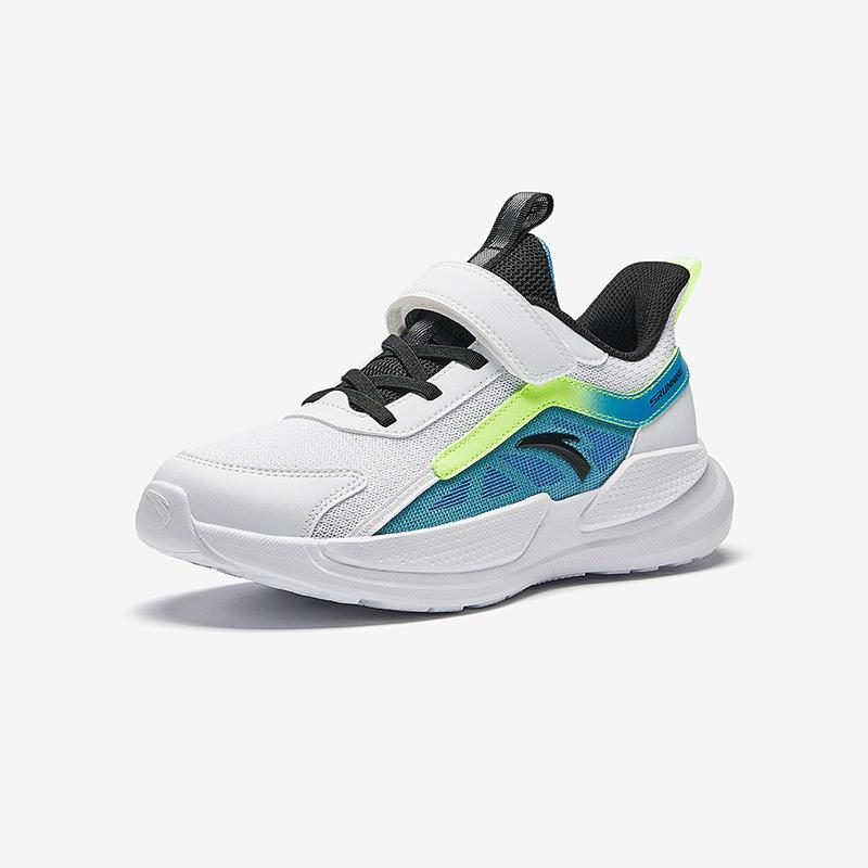 Anta Kids Synthetic Leather Fabric Fashion Versatile Trend Lightweight Shock Absorbing Breathable Low Top Running Shoes Kids Sneaker A12515503