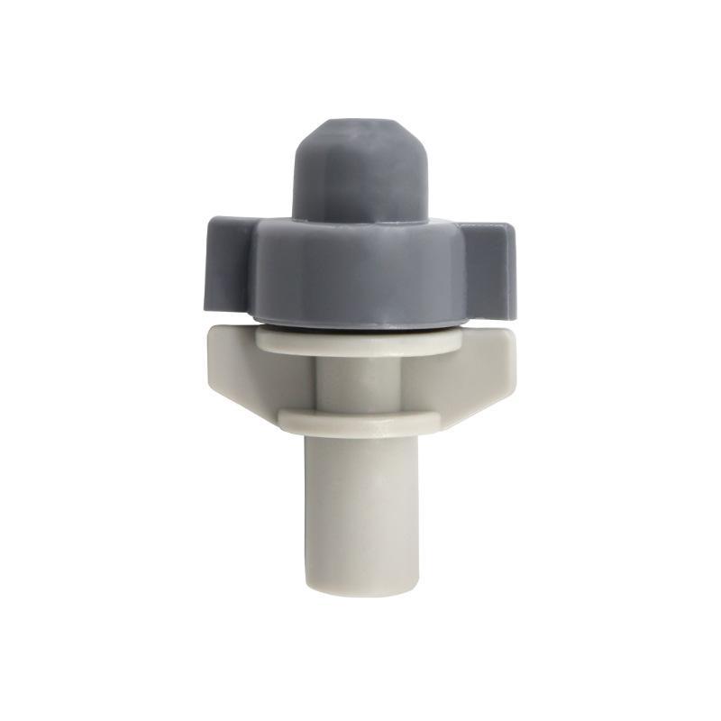 10Pcs 1/4 Inch Light Green Mist Spray Nozzle With Connector For Garden Greenhouse Watering Cooling
