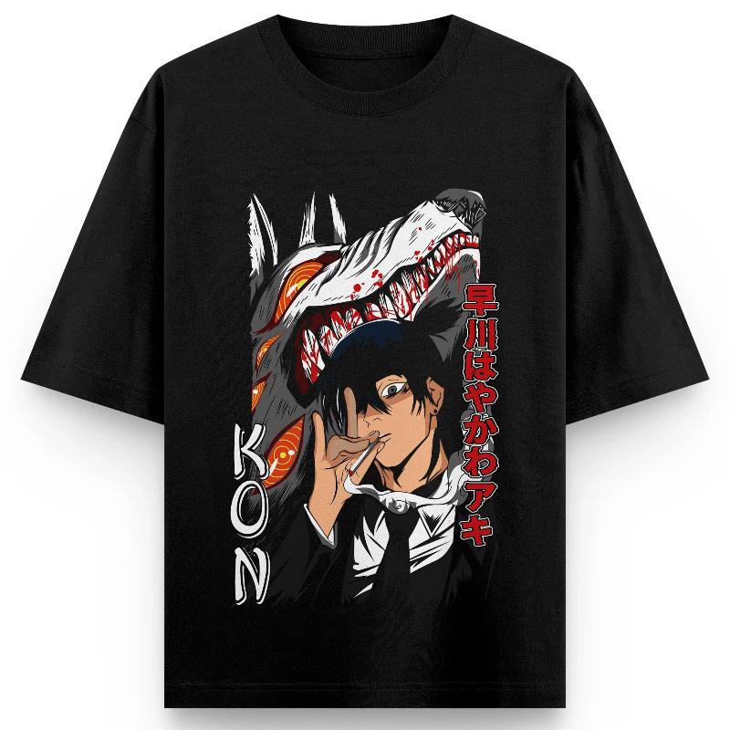 Chainsaw Man Vintage T-Shirt Denji Hybrid Form Graphic Print Men Women Cotton Y2k Oversized Loose Fit Comfort Streetwear Unisex