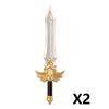 Medieval Weapons MOC Figures Building Blocks Soldiers Accessories Swords Spear Flags Shield Hammer Cowboy Guns Bricks Toys Gifts