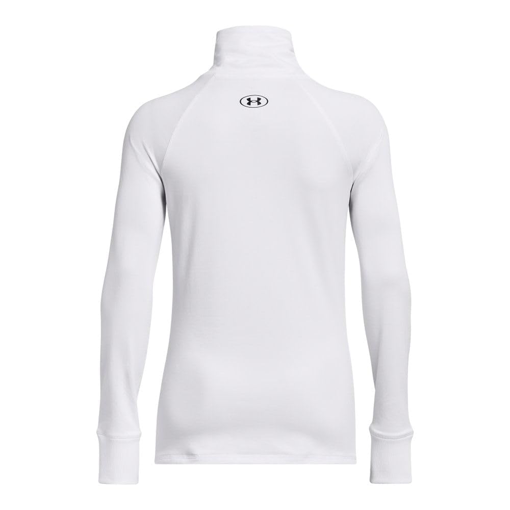 UA Train CW Funnel Neck White Black MD [Under Armour]
