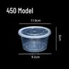 Clear Round Disposable Takeaway Food Containers