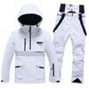 Winter Ski Suit Set: Unisex Windproof & Waterproof Snowboard Outfit for Couples