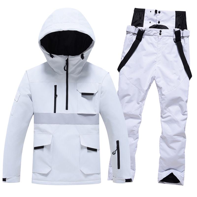 Winter Ski Suit Set: Unisex Windproof & Waterproof Snowboard Outfit for Couples
