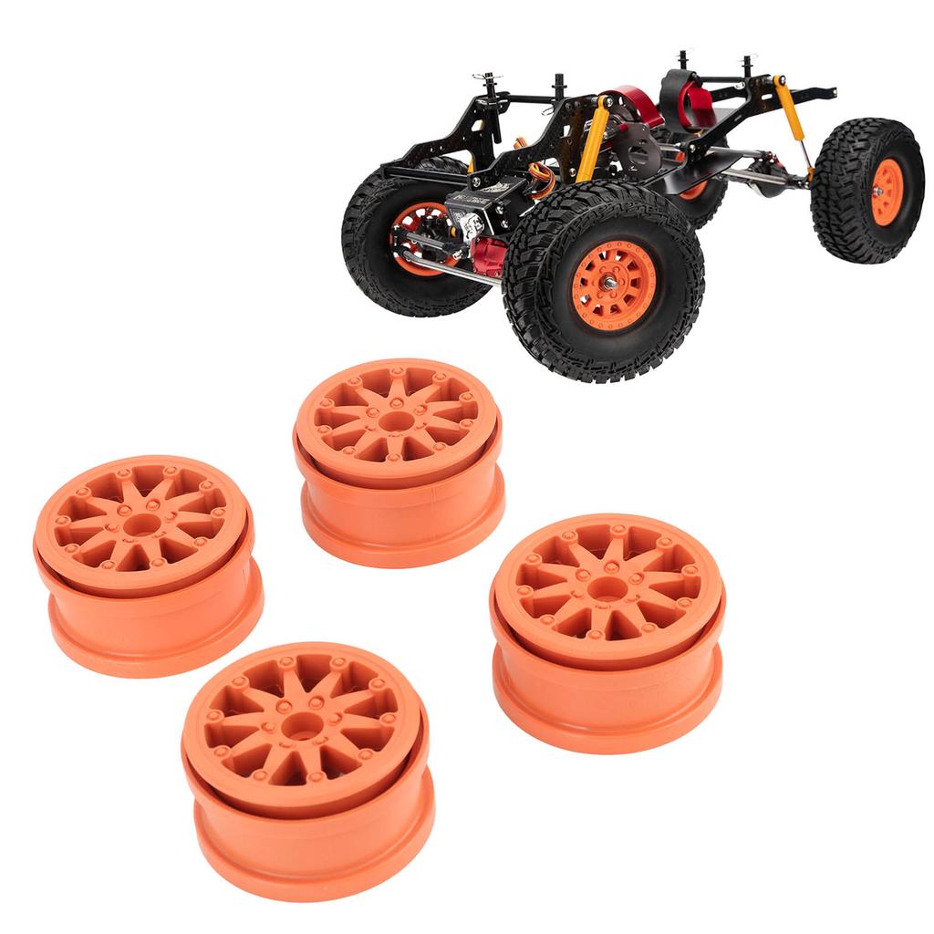 4Set 2.2 Inch Wheel Nylon RC Car Wheel for SCX10 Wraith RR10 1Celsius10 RC Cars