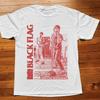 Black Flag White Band T Shirt Tour Concert Full Size S To 5XL SG338 Unisex T-Shirt