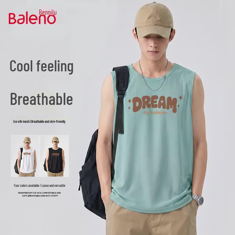 Baleno Men s Ice Silk Sleeveless T-Shirt 3XL