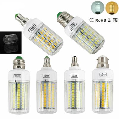 Lampadina LED a mais E27 AC110V 5730 SMD da 24 a 165 LED Lampada faretto per interni