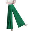 Frauen Mode Baggy Chiffon Rock Hose Lose Hohe Taille Breite Bein Hosen