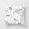 New Hand-painted Starry Sky Universe Printed Pillow Cover Home Sofa Pillow Car Cushion Back Cover