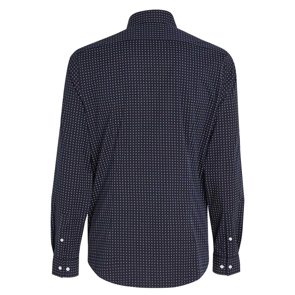 Calvin Klein Mens Microprint Poplin Shirt