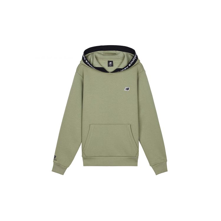 

Толстовка с капюшоном с логотипом New Balance Топы унисекс Зеленый AMT03340-FRO
