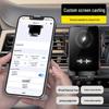 Wireless Charging Car Phone Holder with Smart Screen Mirroring & Electric Locking
