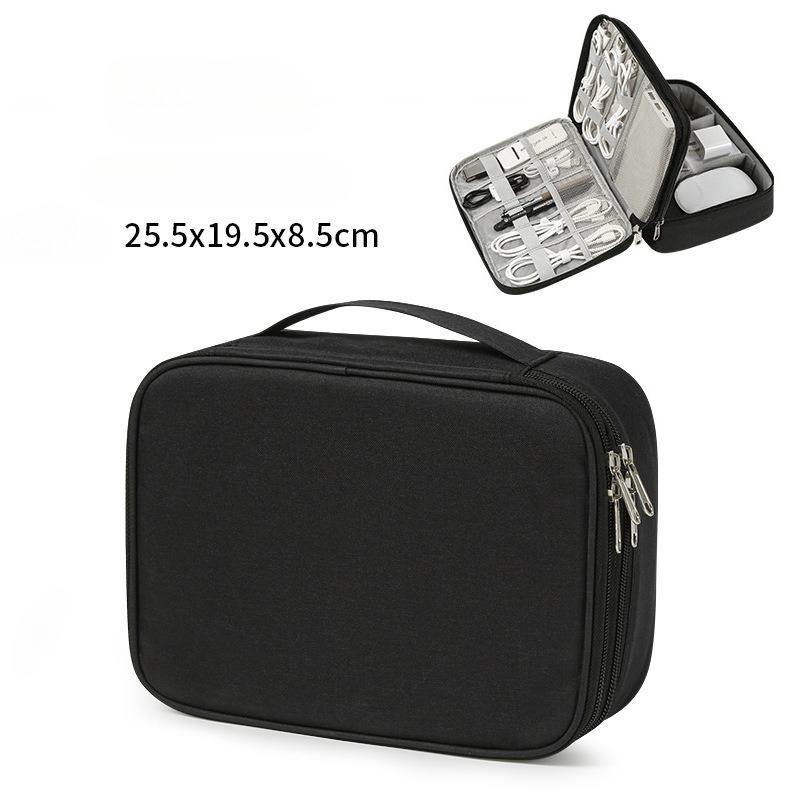 Portable USB Data Line Charger Storage Bag Travel Cable Organizer Waterproof Cable Storage Bag Digital Electronic Organizer