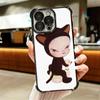 Y-Yoshitomo Nara Soft Phone Case For iPhone 15 16 17 Air 14 Pro Max 16E Plus 13 12 Mini Plating Anti-Fall Fundas