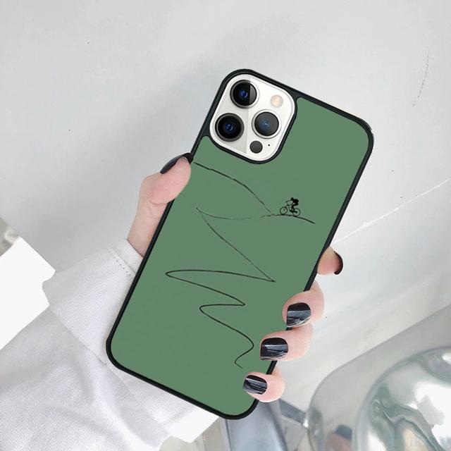 

Mountain Bikes Cycling Phone Case Cover For iPhone 17 Air 15 Pro MAX 16 Plus 14 12 11 13 coque iPhone 15pro