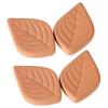 3Pcs Leaf Design Salt Saver Clay Tea Humidifier Household Brown Sugar Keeper  Coffee Bean