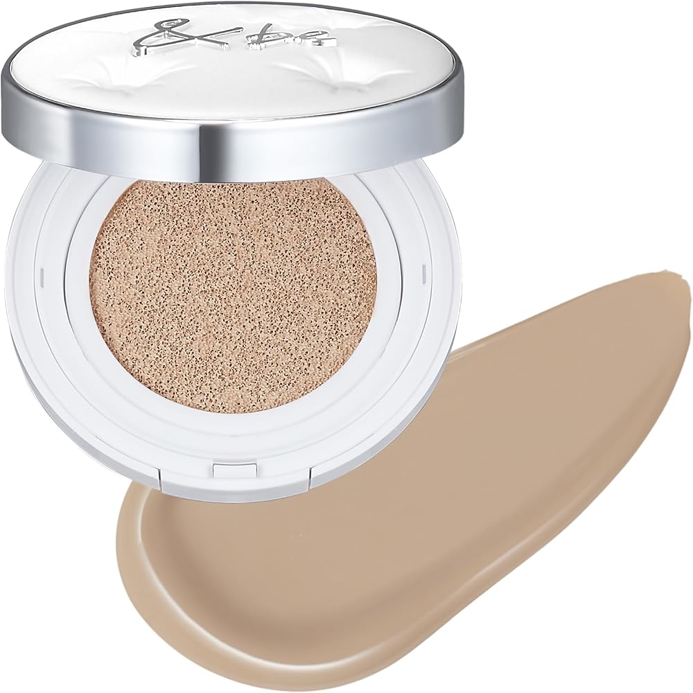 &be Glow Cushion Foundation Light Beige 15g Moisturizing Dewy Finish Pore Minimizing