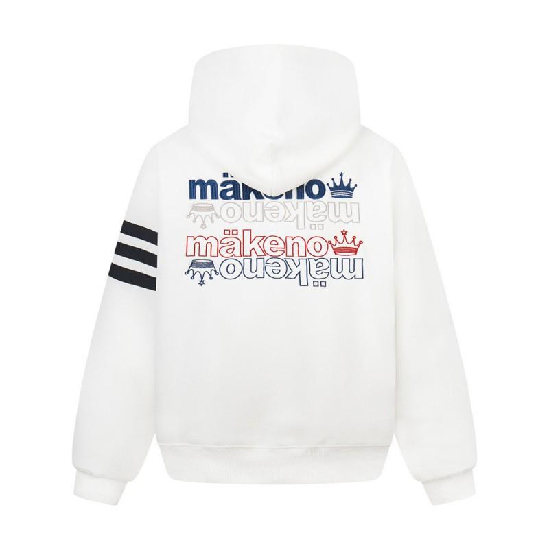 Mens Graphic Embroidery Hoodie Loose Fit Streetwear Sweatshirt Fall
