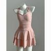 New Swimsuit Female Conservative Belly Cover Thin Super Elastic Quick Drying Senior Sense Student Girl Holiday Hot Spring