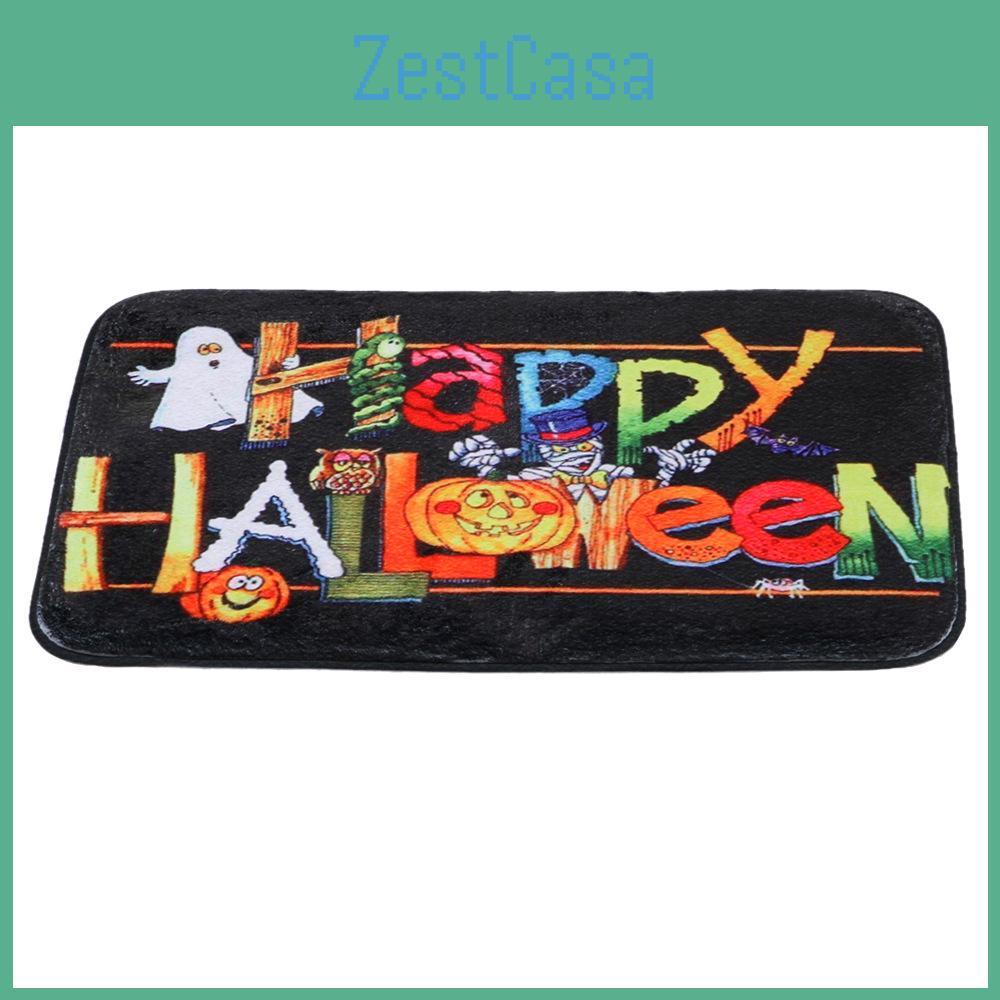 Stylish Halloween Floor Rug Rectangular Anti Slip Ground Mat Ideal For Home And Room