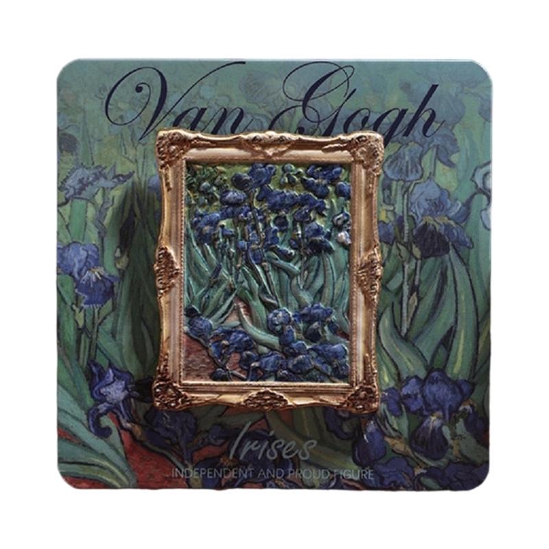 Strong Refrigerator Magnets Metal Art Compactly 50x57mm Multiple Styles