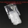 1 pack 4*6/5*7/6*8/7*10cm Bulk Thick Jewelry Packaging Zip Zipped Lock Reclosable Plastic Poly Clear Bags For DIY Stockpile